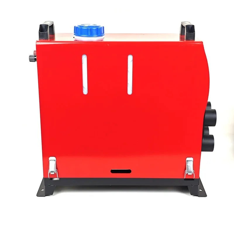 Red parking heater vertical integrated machine with remote control for car warm air blower