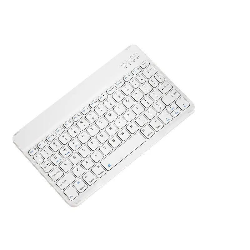 Girls Bluetooth wireless keyboard in elegant white colour with USB-C cable