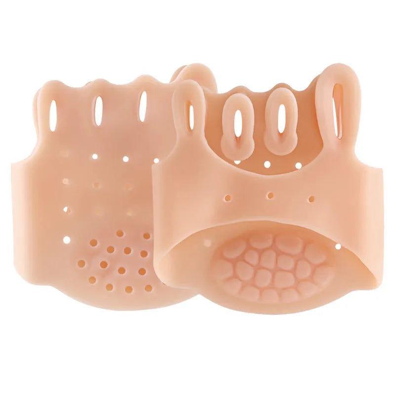 Hallux valgus split toe pad rectifier in SEBS material, skin color, average size