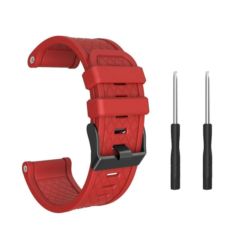 26mm silicone sports watch strap in multiple colours compatible with Jiaming watches