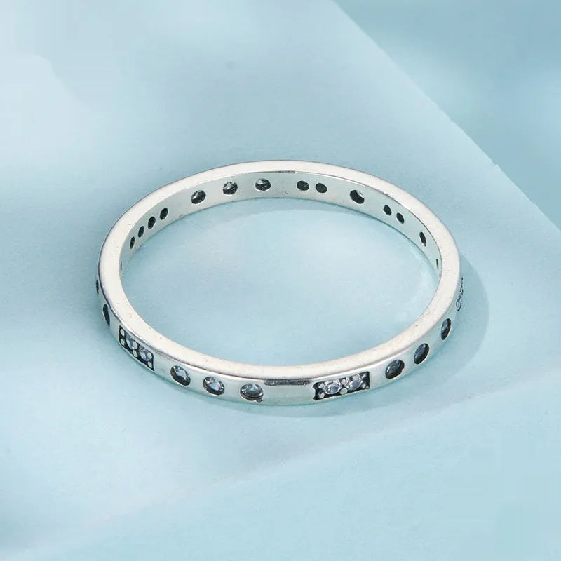 Oxidised black silver ring with moss texture and I Love You engraving on adjustable alloy band