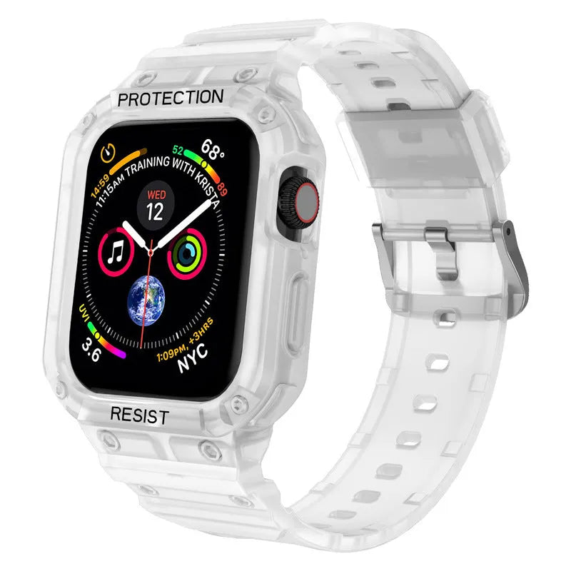 Apple Watch Series 8 soft TPU sport strap in multiple colours for 38mm and 42mm models