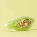 Cute fruit juice coloured dotting glue with high viscosity, traceless double-sided adhesive for crafts