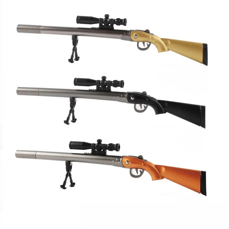 98K sniper rifle design gel pen with 0.5mm fine point and plastic construction