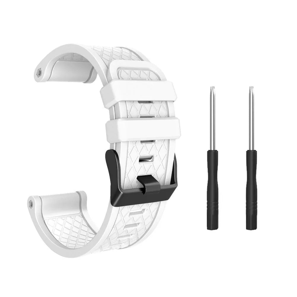 26mm silicone sports watch strap in multiple colours compatible with Jiaming watches
