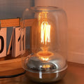 Waterless ambience light glass geometric stereo lamp 20cm socket powered aromatherapy essential oil lamp for bedroom