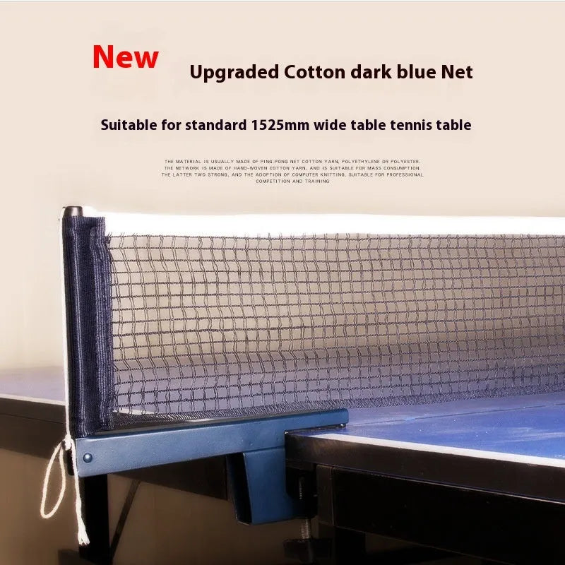 Universal thickened large table tennis post clip and grid frame set in indoor open grid colour.