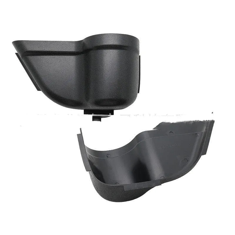 Black ABS plastic door storage organiser box for Jeep Wrangler JK and JL model interiors