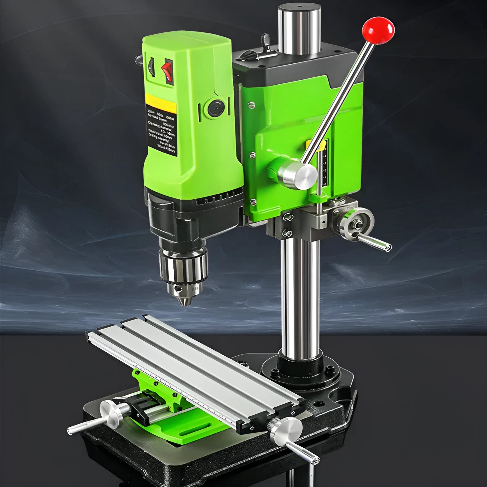 Bench drilling machine with 240W power output and AC power supply for workshop use