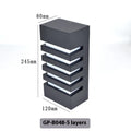 Modern aluminium outdoor wall lamp with minimalist design for garden or patio installation