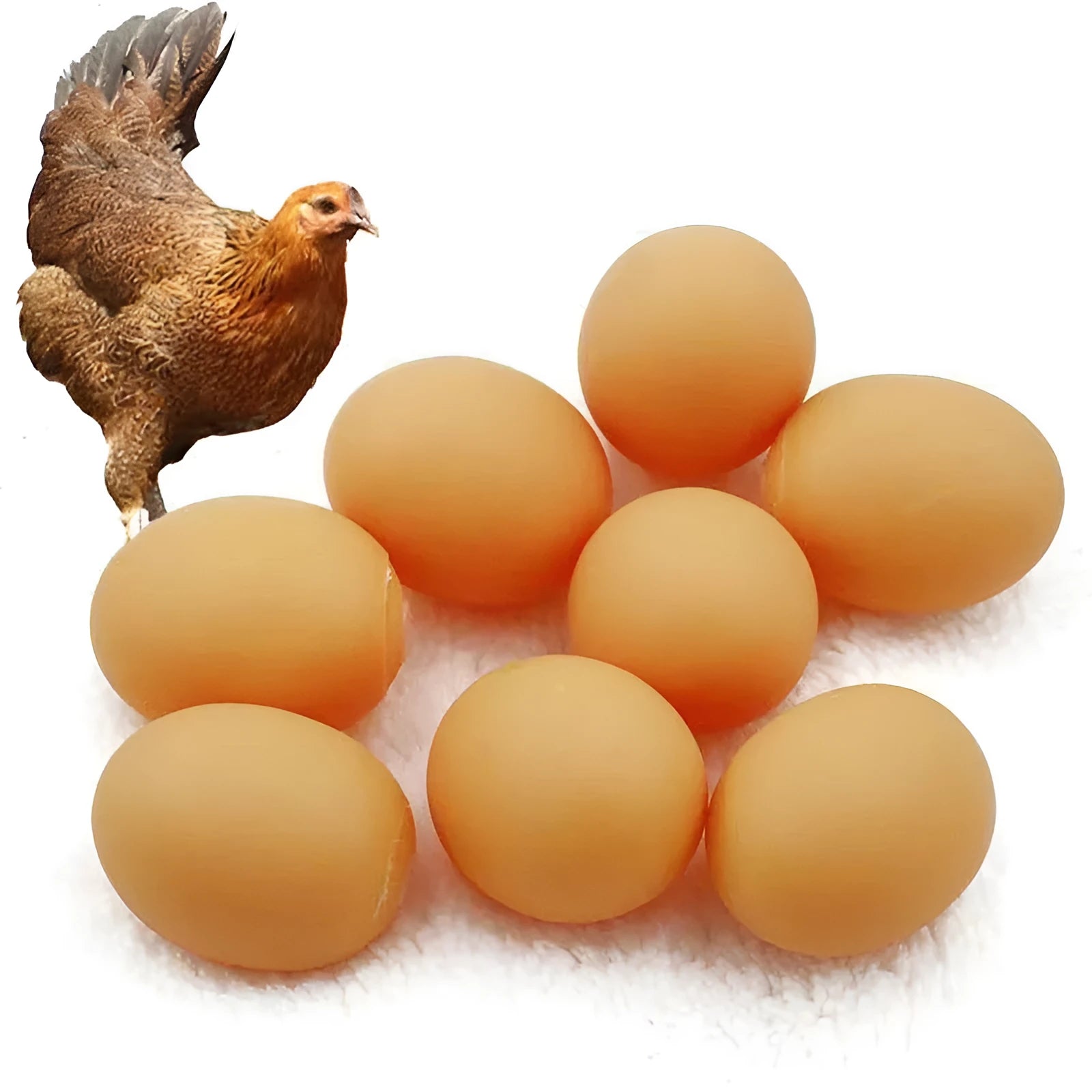 Egg-shaped plush dog chew toy with squeaker for small to medium breed puppies