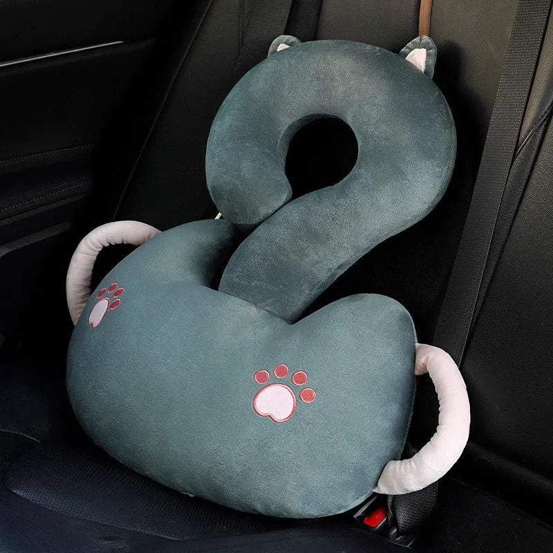 Square cartoon animal hug cushion pillow measuring 65x65cm in various colour options