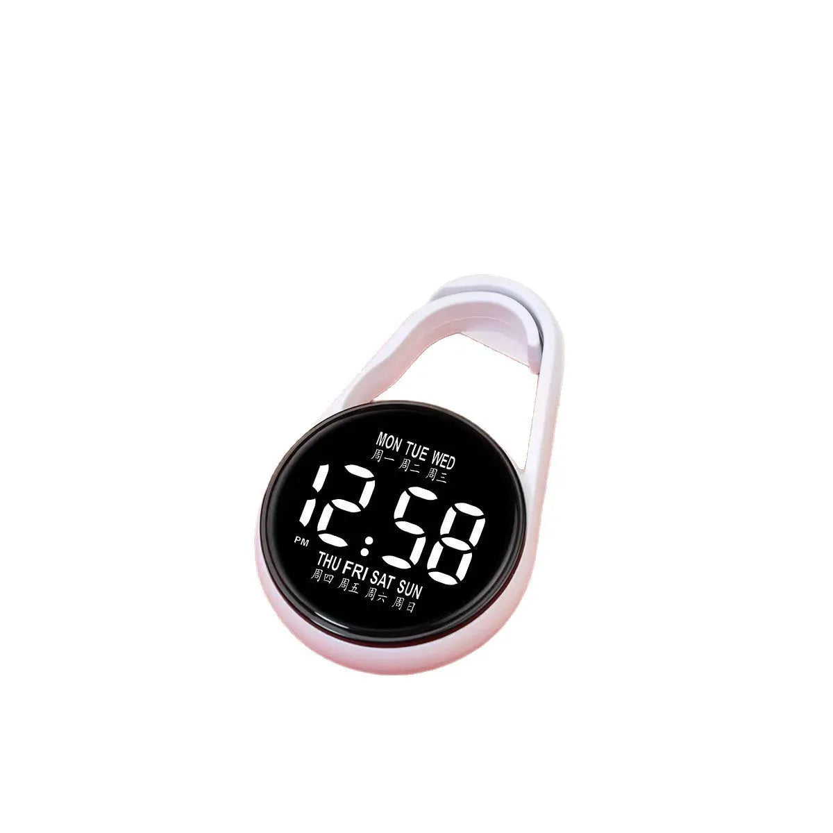 LED digital watch with plastic strap and waterproof casing in multiple colour options