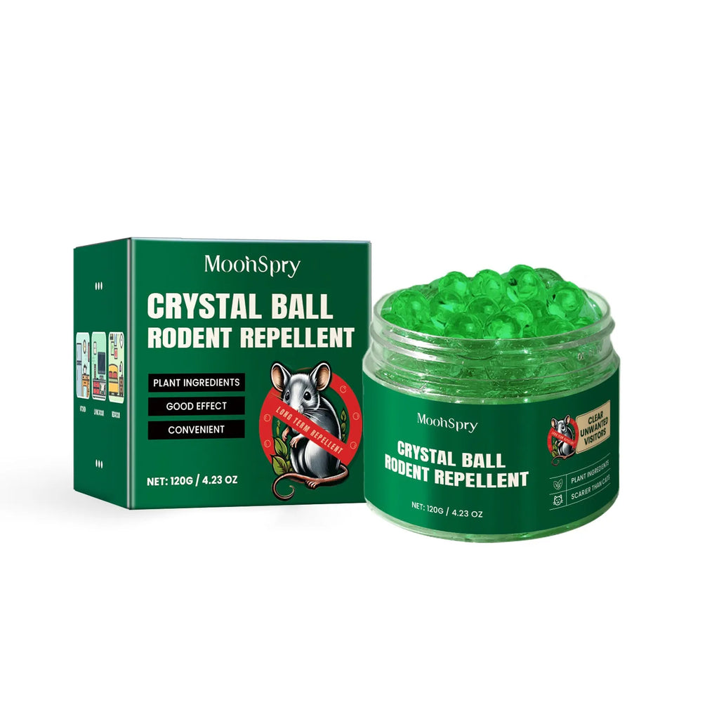 60ml bottle of natural rat repellent spray with essential oils for home, car and outdoor use.