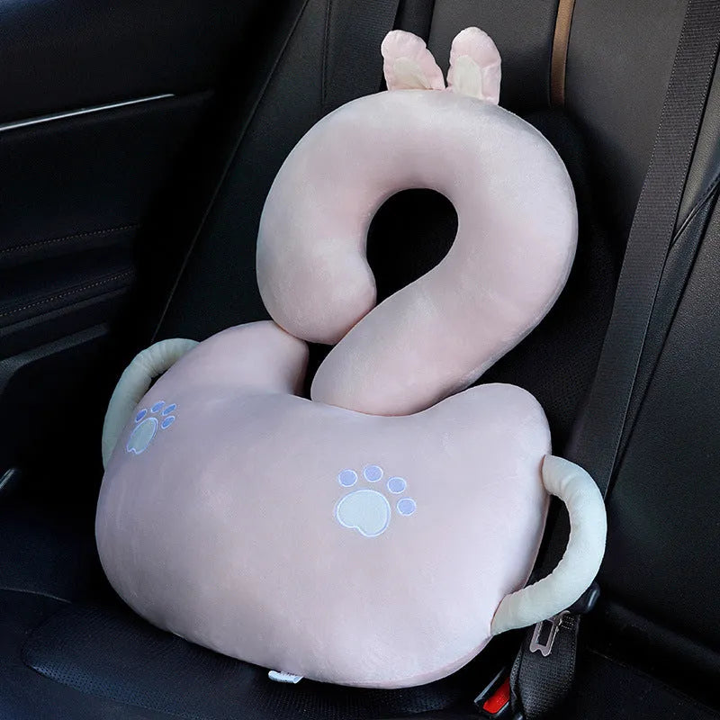 Square cartoon animal hug cushion pillow measuring 65x65cm in various colour options