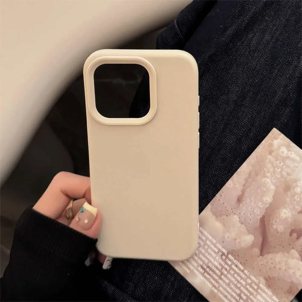 Silicone phone case for Apple iPhone in bean purple - soft shell injection moulded protective cover