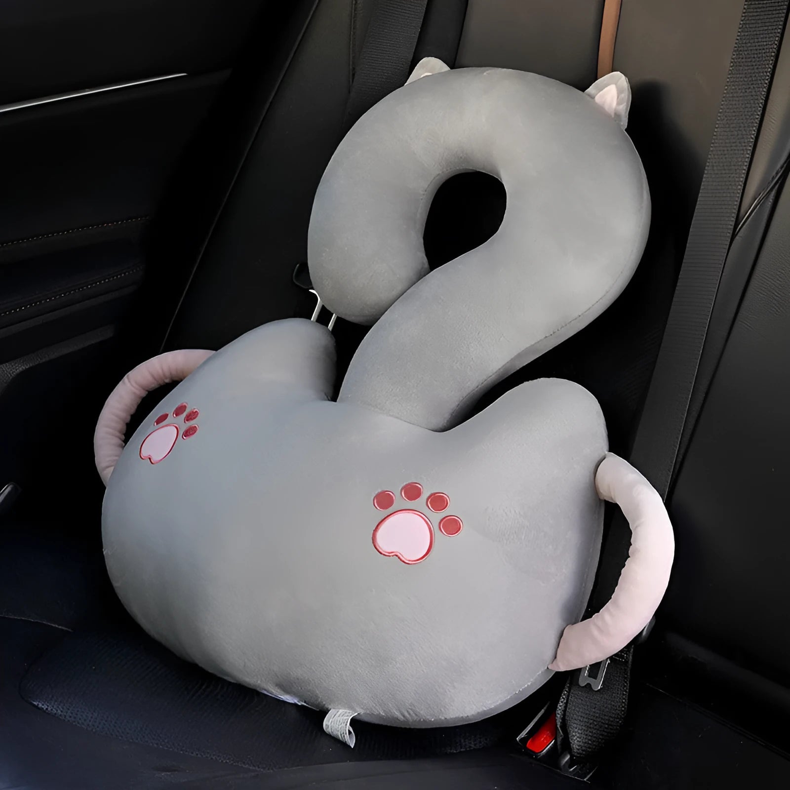 Square cartoon animal hug cushion pillow measuring 65x65cm in various colour options