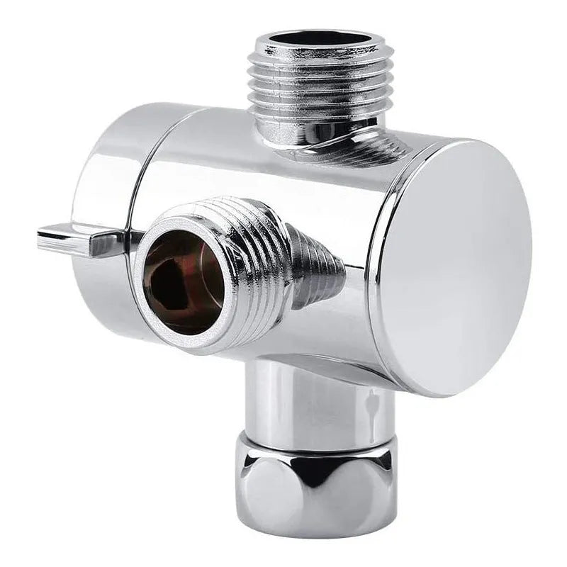 Copper shower water distributor with modern design and bracket mounting options