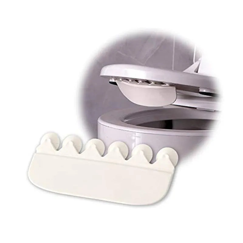 White PVC urine blocking board for children's toilet training to prevent splash mess