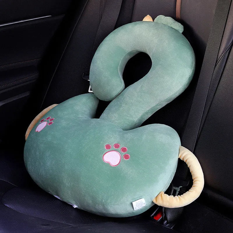 Square cartoon animal hug cushion pillow measuring 65x65cm in various colour options