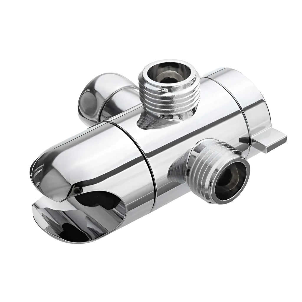 Copper shower water distributor with modern design and bracket mounting options