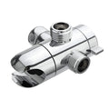 Copper shower water distributor with modern design and bracket mounting options