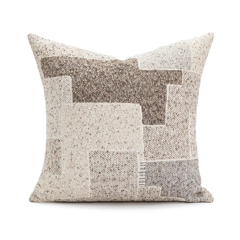 Solid colour decorative cushion pillow with PP cotton filler on a sofa