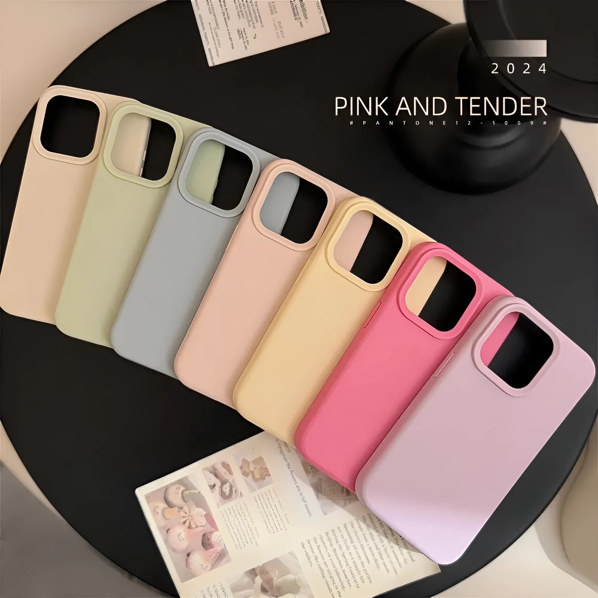 Silicone phone case for Apple iPhone in bean purple - soft shell injection moulded protective cover