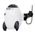 White ABS plastic baby stroller shaking device with Bluetooth connectivity for infant calming