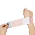 High elastic breathable athletic wristguards in pink, black and grey colours