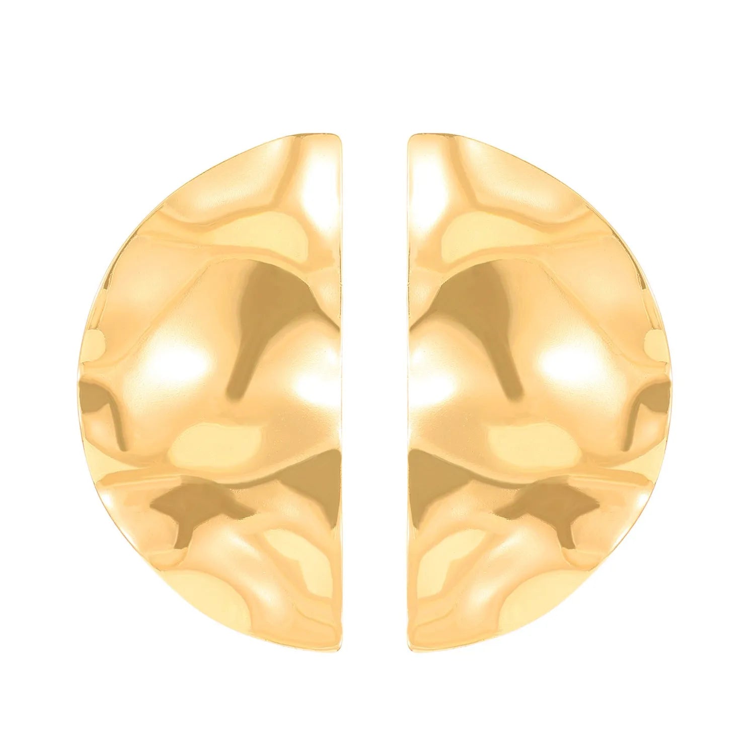 Alloy metal geometric stud earrings with electroplated finish, ellipse and quadrilateral shapes, retro cold scenery surface, 10 White K 2627 colour
