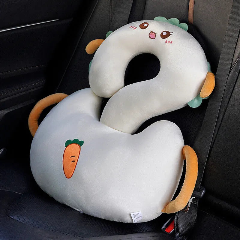 Square cartoon animal hug cushion pillow measuring 65x65cm in various colour options