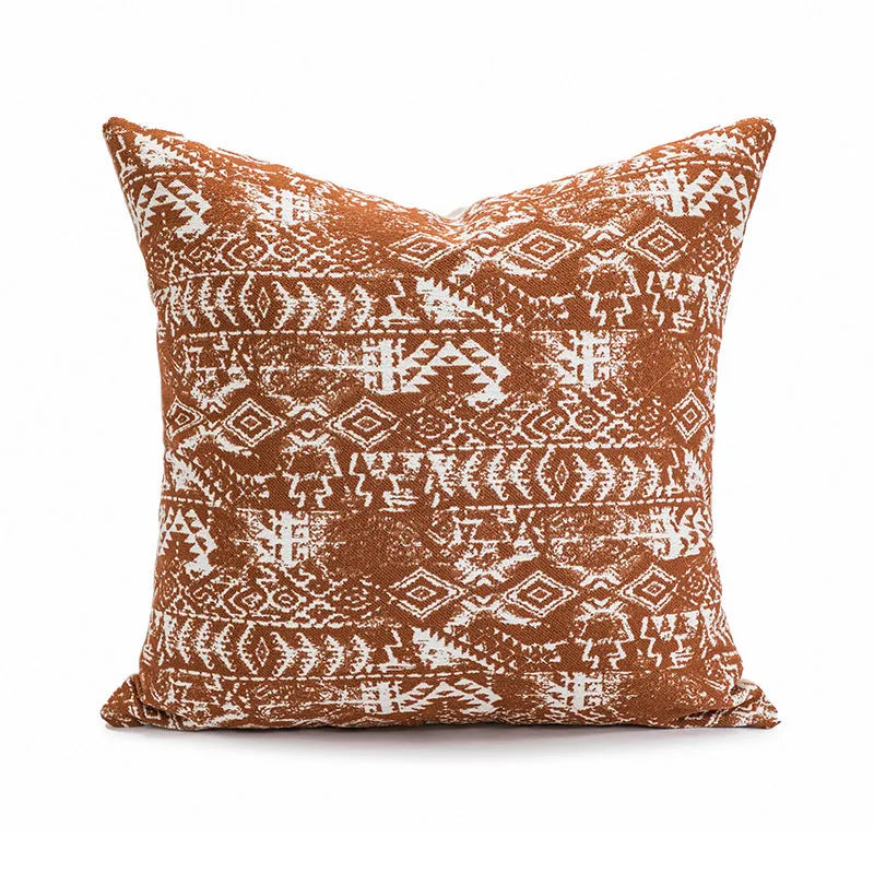 Solid colour decorative cushion pillow with PP cotton filler on a sofa