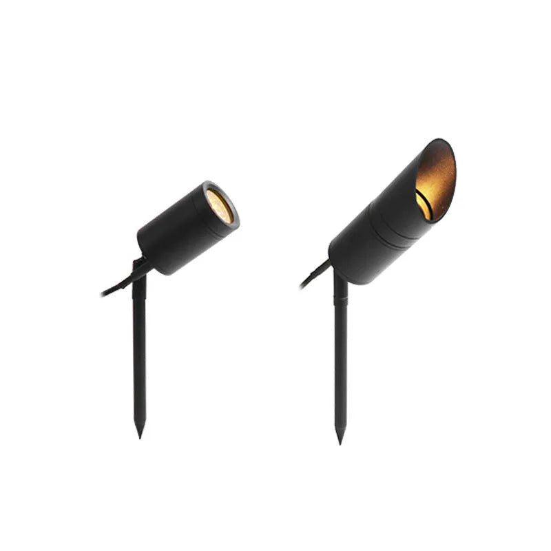 Outdoor aluminium ground lamp with COB LED for garden pathway lighting