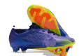 Men's football shoes with knitted upper, FG studs, and air cushion for firm ground surfaces