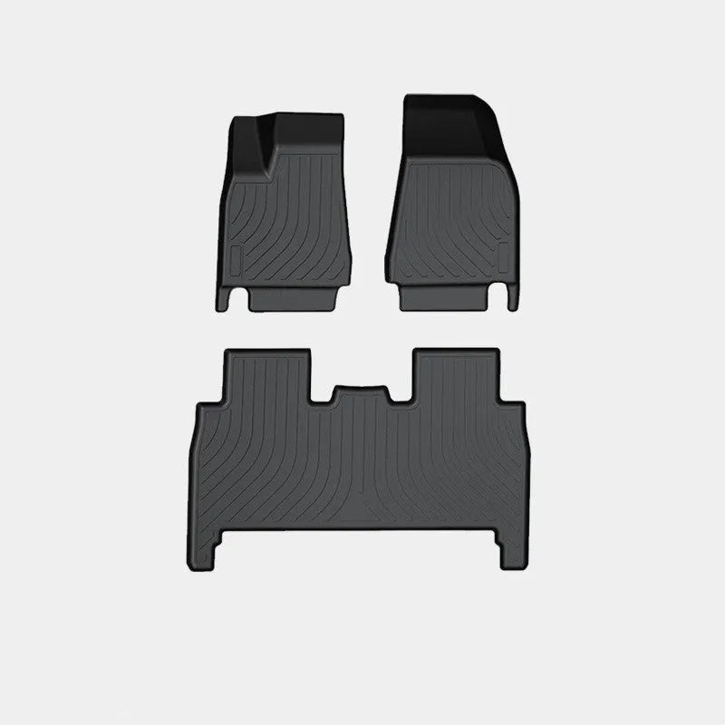 Tesla Model X waterproof rubber floor mats for 2016-2023 models