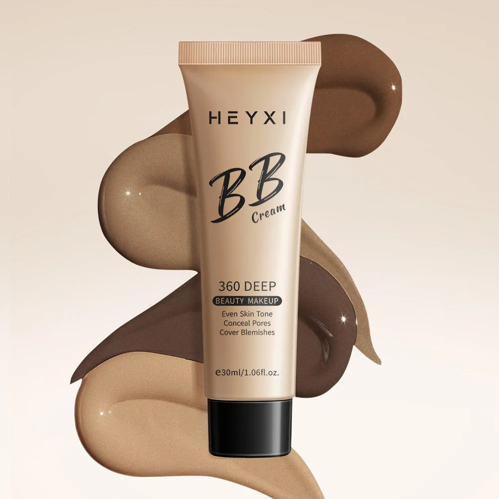 Waterproof sweat-proof BB cream in four colour shades for general skin types