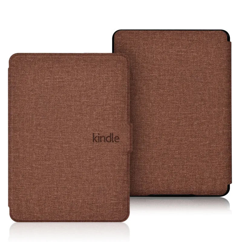 Magnetic leather hard protective case for Kindle Paperwhite Youth Edition in multiple colour options
