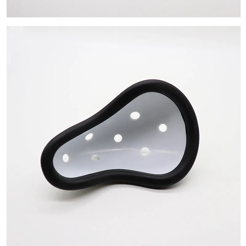 Rubber sports genital protector for adult and child athletes in boxing, hockey, rugby.