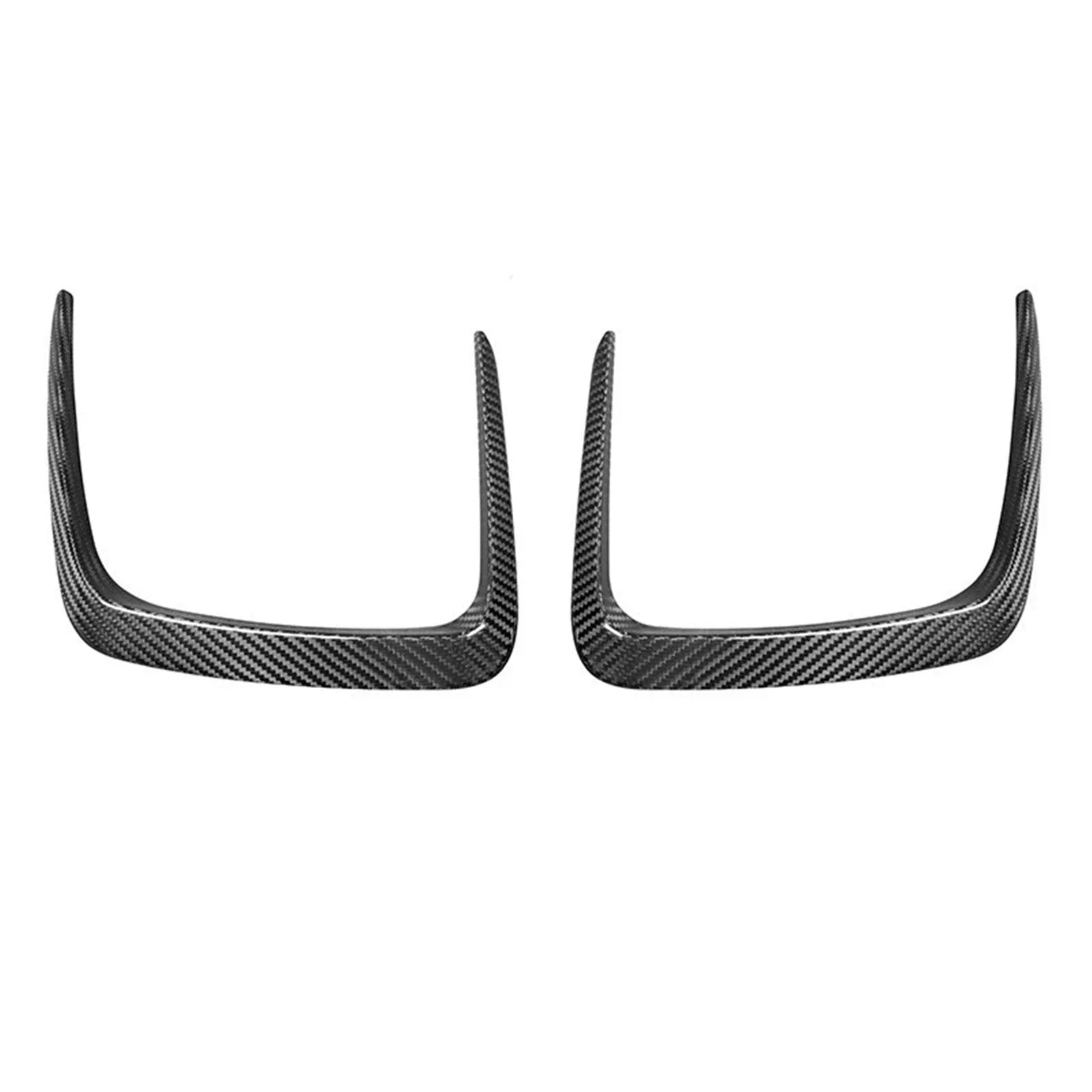 Genuine dry carbon fibre front bumper grille for BMW M3 and M4 models with visible 3K weave pattern