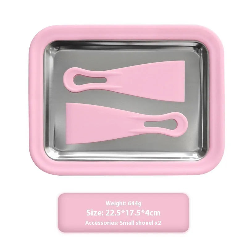 Children's DIY fried yogurt machine in green, pink, white, or rose red, measuring 22.5cm tall