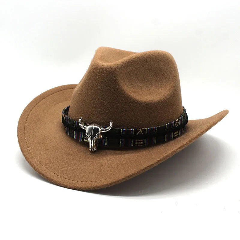 Army Green polyester cowboy hat with a bell-shaped crown on a plain background.