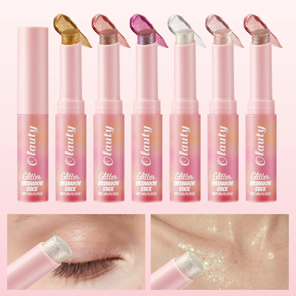 Repair Highlight Jelly Eye Shadow Stick 3g in six colour options for brightening skin