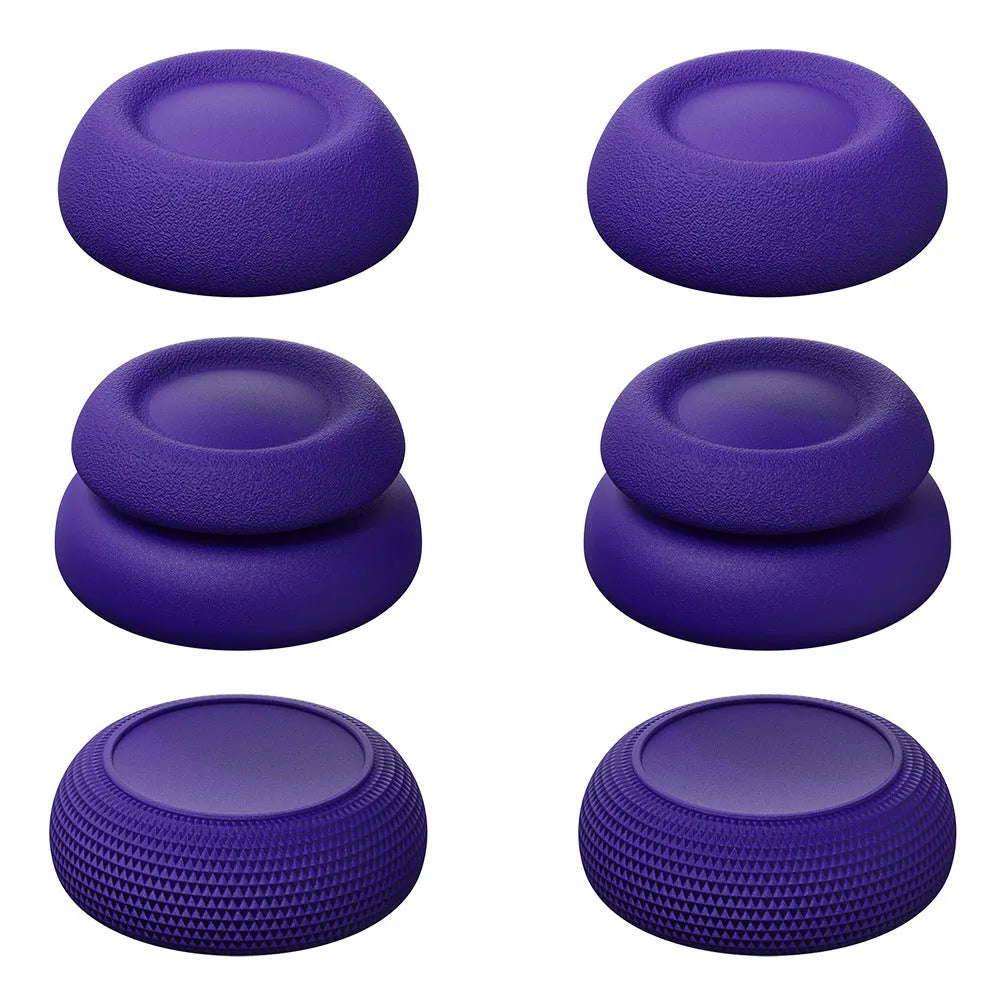PS5 Portal silicone joystick caps mushroom-shaped black purple white 6 pack