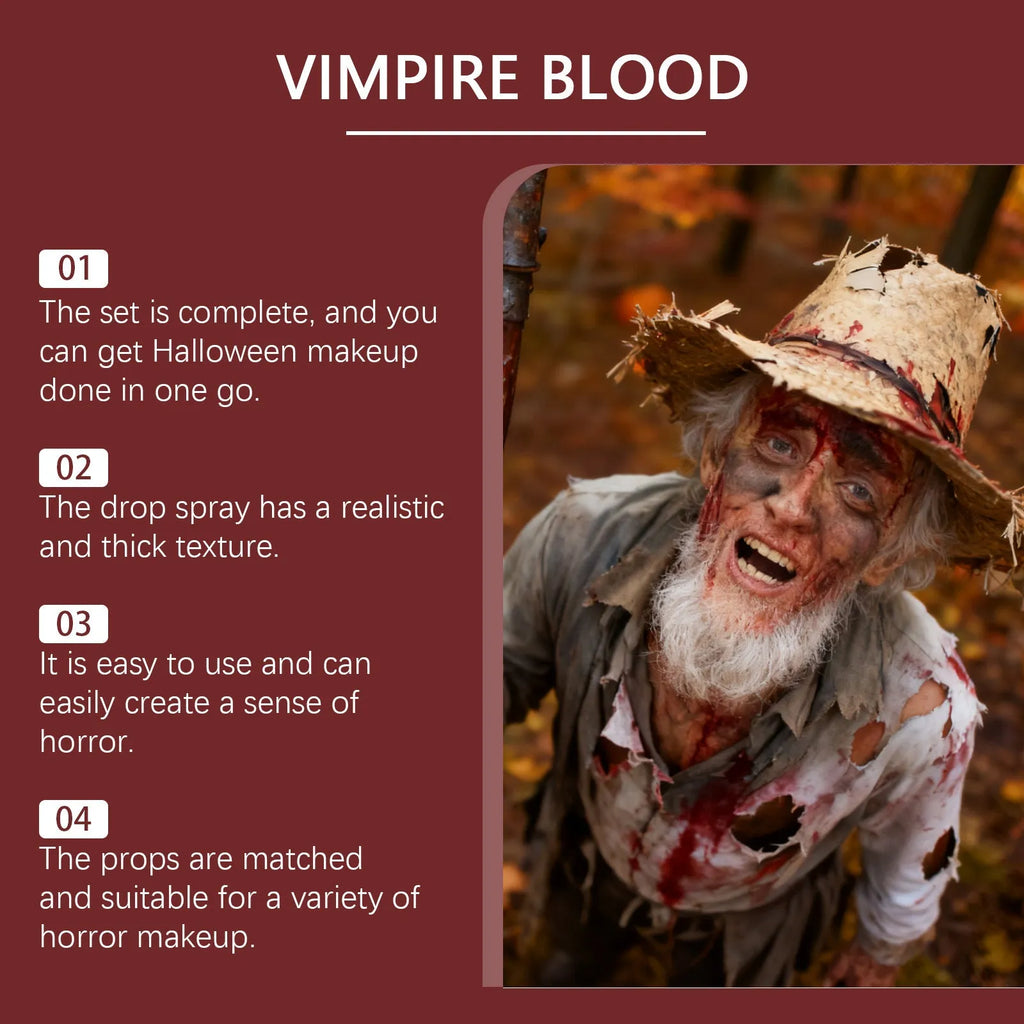 Halloween Plasma Spray 50ml bottle with red hair colour for temporary party use