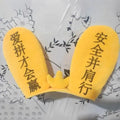 Rabbit Glow Ears Locomotive helmet ornament with Velcro bottom attachment in multiple colour options
