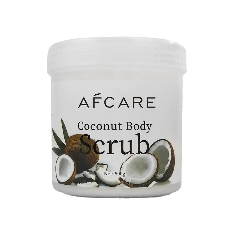 Body care cream soft skin hydrating coconut facial scrub 350g tub exfoliator