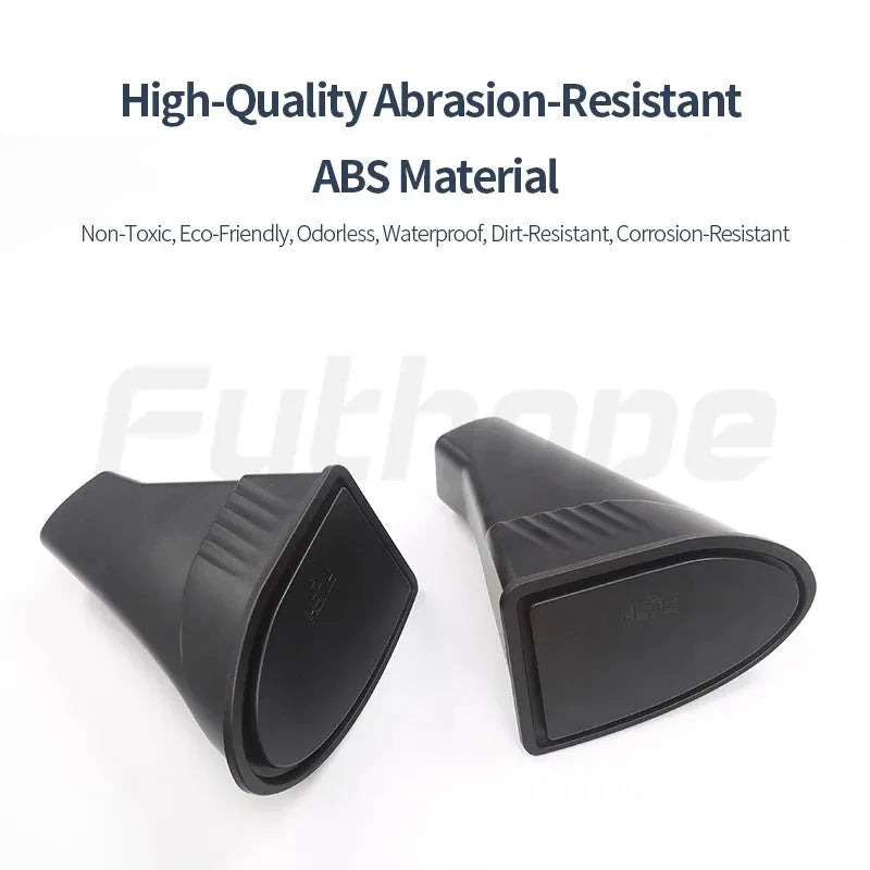 Black ABS car door trash cans for Tesla Model Y front doors