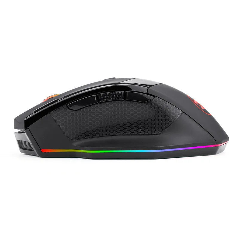 Black Redragon M801P dual mode gaming mouse with nine buttons and USB connection