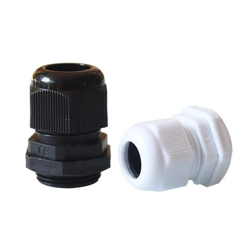 PG11 nylon cable waterproof connector in black with IP68 protection